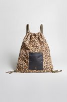 R13 DRAWSTRING BAG - PRINTED LEOPARD