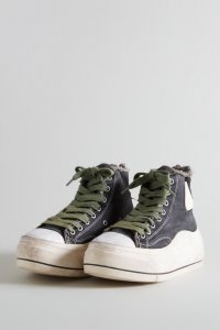 KURT HIGH TOP SNEAKER - WASHED BLACK