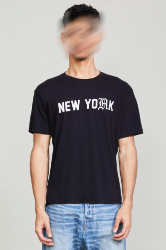 NEW YORK 13 BOY T - BLACK