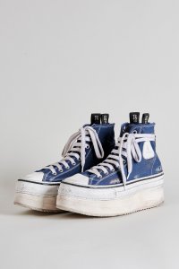 COURTNEY PLATFORM HIGH TOP SNEAKER - NAVY