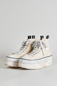 COURTNEY PLATFORM HIGH TOP SNEAKER - ECRU