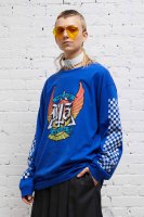 SKATE LONG SLEEVE T - BLUE