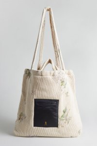 WOVEN FLOWER TOTE