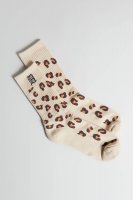 R13 SOCKS - KHAKI LEOPARD