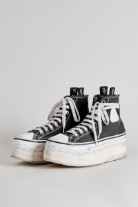 COURTNEY PLATFORM HIGH TOP SNEAKER - BLACK