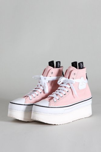 COURTNEY PLATFORM HIGH TOP SNEAKER - PINK