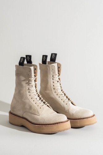 MEN'S SINGLE STACK BOOT - TAN SUEDE