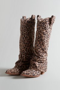 MID COWBOY BOOTS - RAW LEOPARD