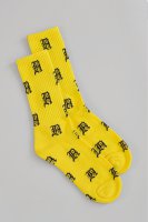 R13 ALLOVER SOCKS - YELLOW