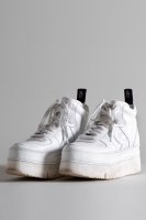 THE RIOT LEATHER HIGH TOP - WHITE LEATHER