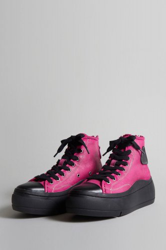 KURT HIGH TOP - HOT PINK CANVAS