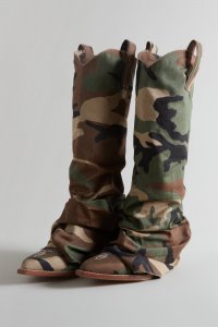 MID COWBOY BOOTS - CAMO