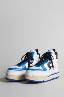 RIOT HIGH TOP - SKATE WHITE & COBALT