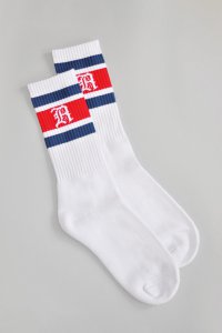 RETRO STRIPE SOCKS - RED STRIPE